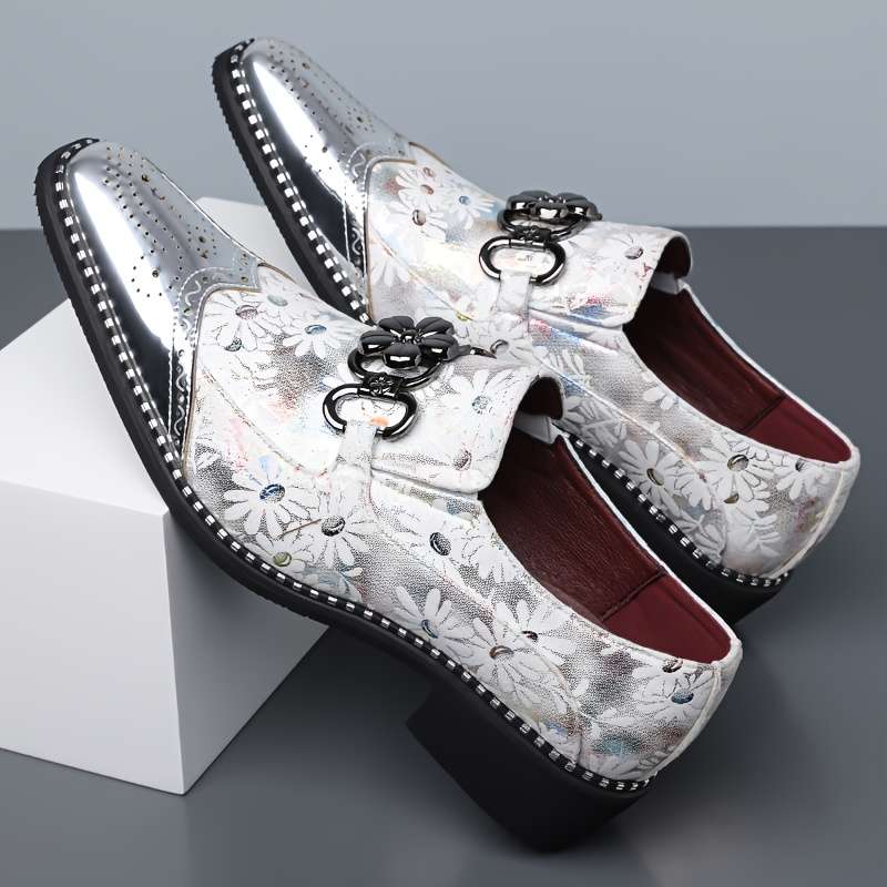Mens Leather Shoes Color White Sizeuk 9.5