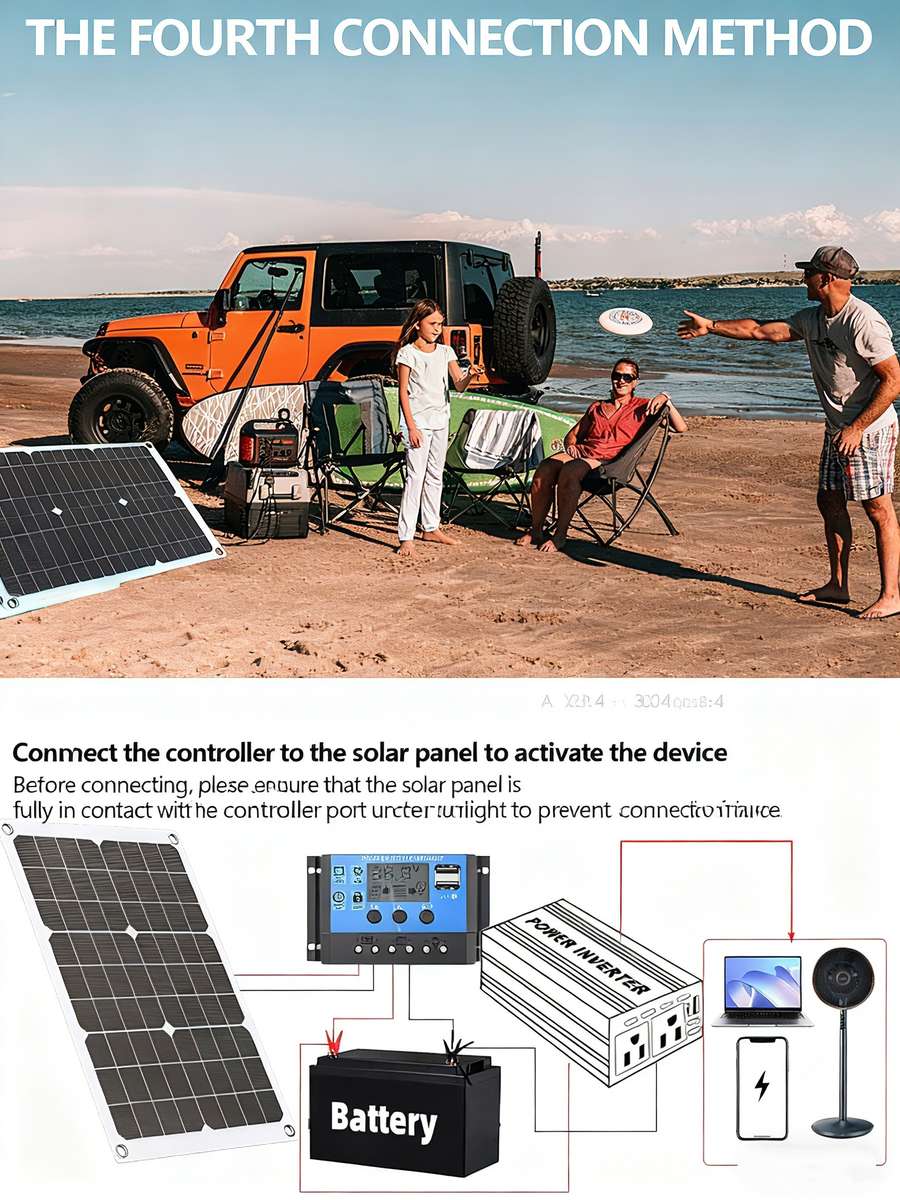 Solar Panel Model 300W Power Generation System