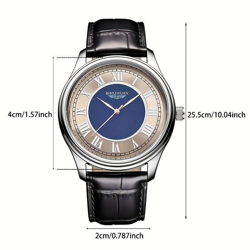 New Authentic Men Quartz Watch Classic High End Minimalist Design