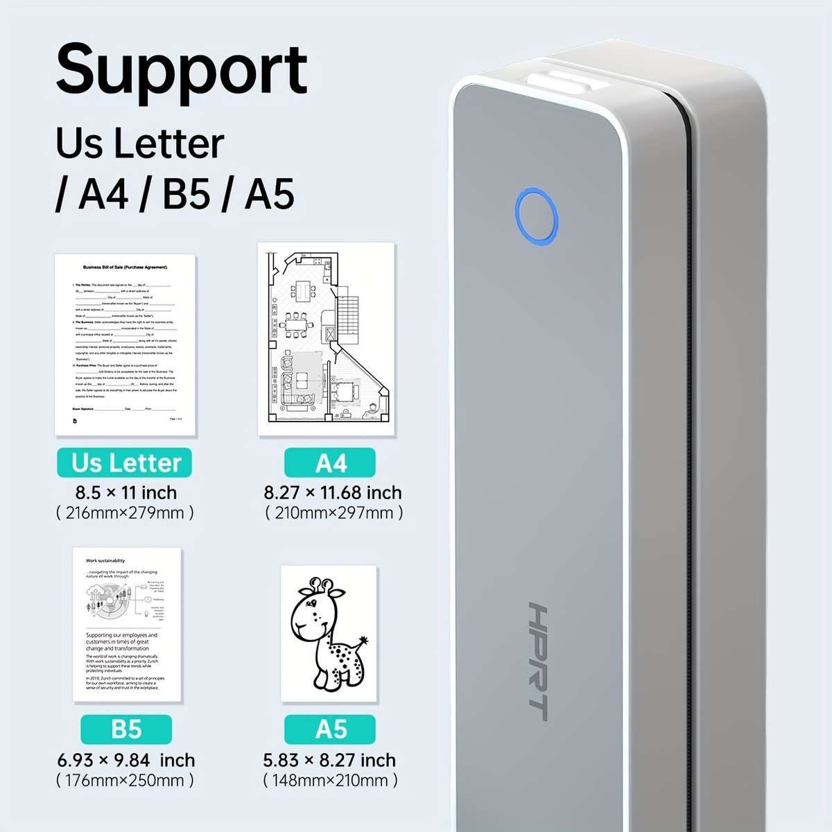 Printer Items Portable A4 Printer Mt610 Pro