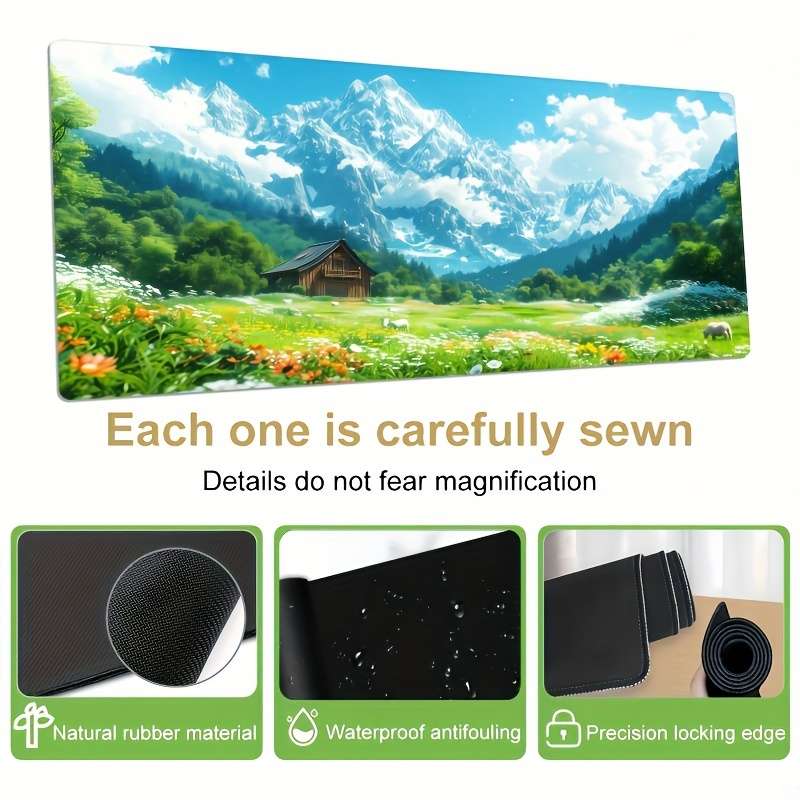 Mouse Pad Size 35.4X15.7Inch