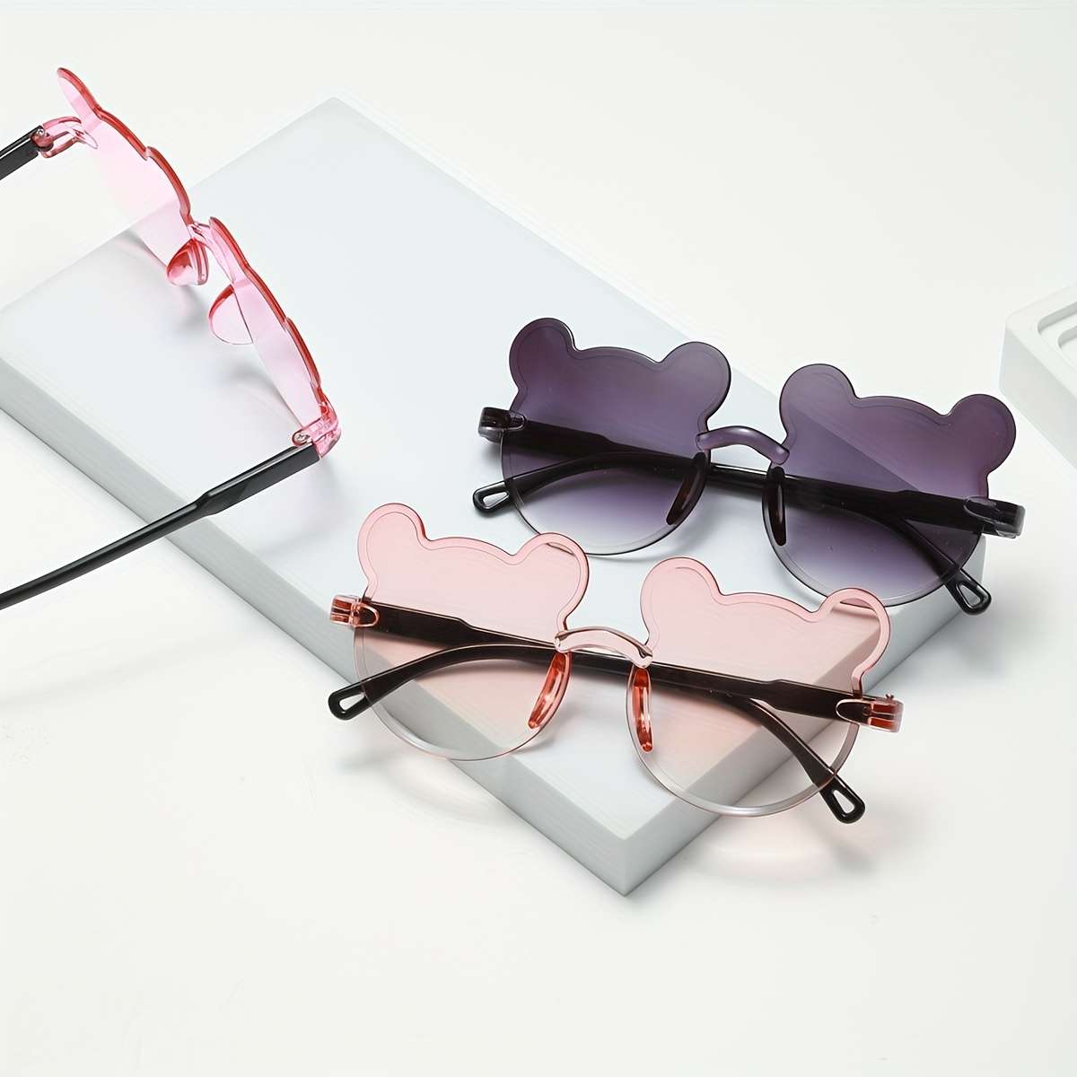 Glasses Color Upper Purple And Lower Blue*2Double Grey