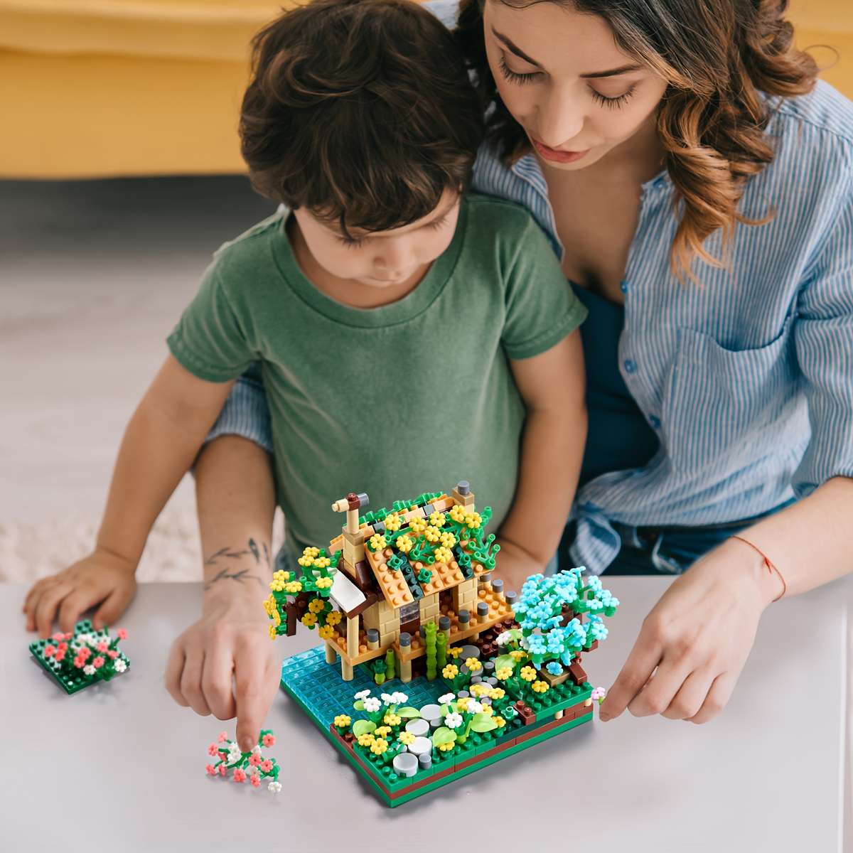 Building Toy Architectural Model Toy Set Items Harbor Cottage  Summer