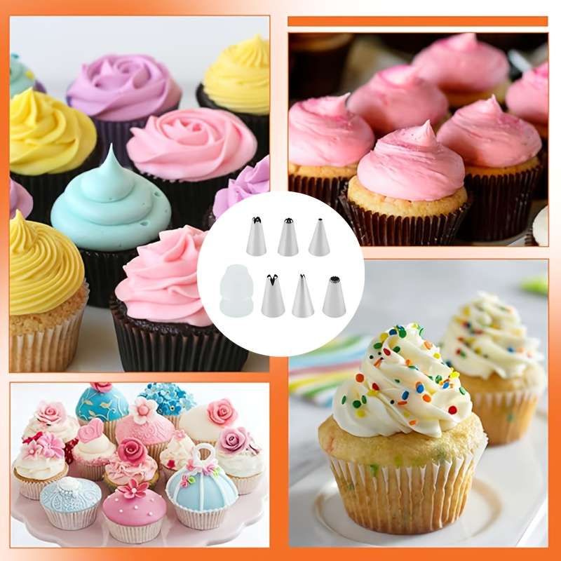 Piping Nozzle Quantity 7Pcs Decorating Nozzle Set