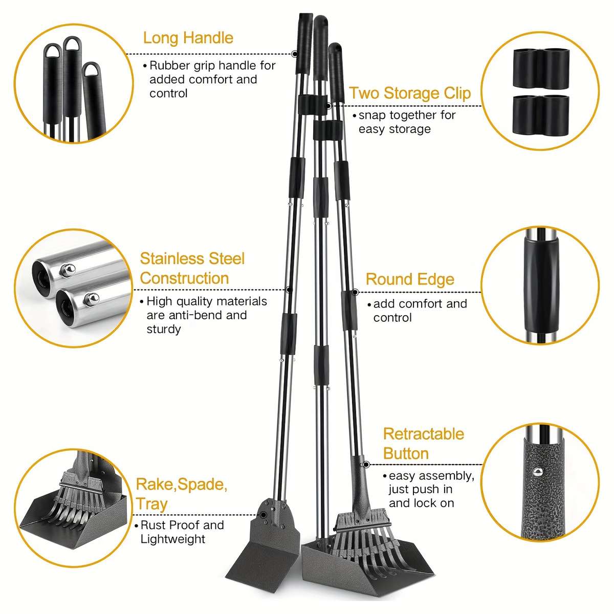 Pet supplies Items Tray&Rake