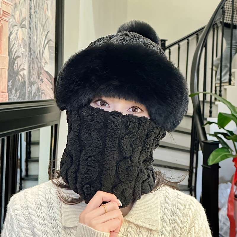 Hat Color Jacquard Light Gray Thick Version