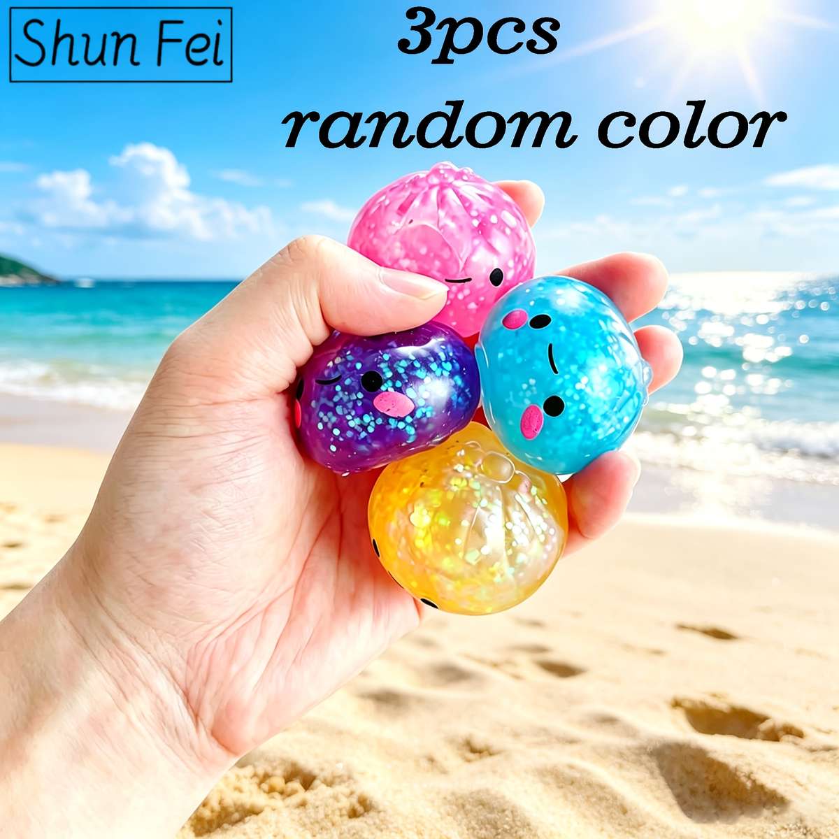 Squeezable Toys Style Summer Limited Edition Mini Steamed Buns Random Colors Quantity 9Pcs