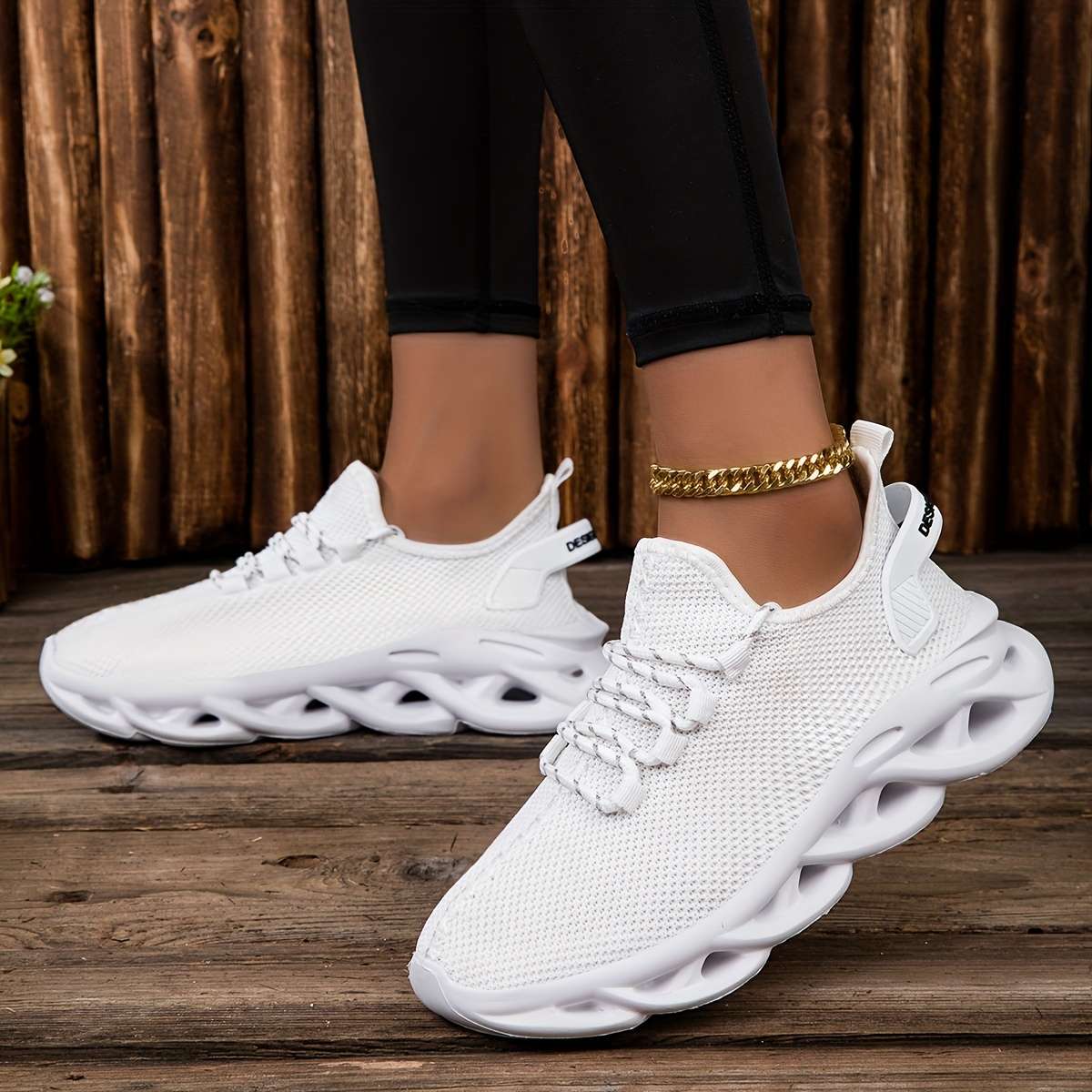 Women S Sneakers Color White Sizeuk 5.5