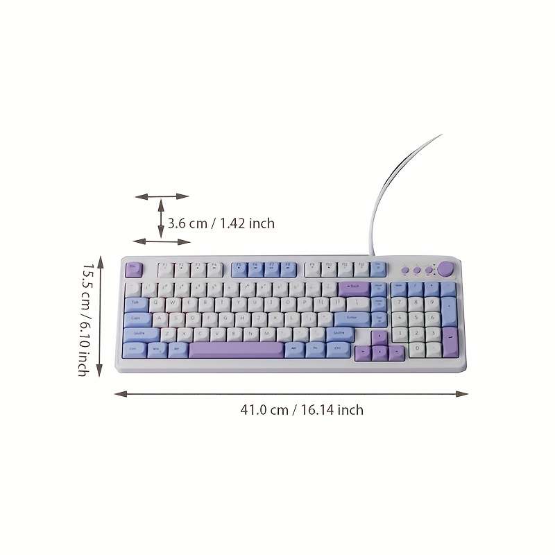 Keyboard Color Blue