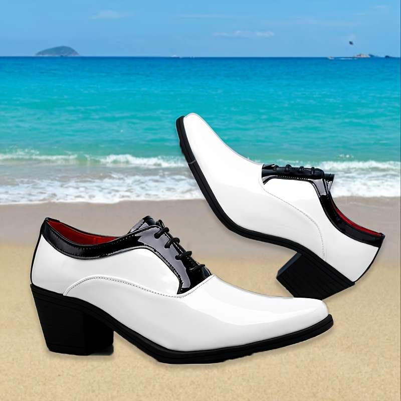 Mens Leather Shoes Color White Sizeuk 7