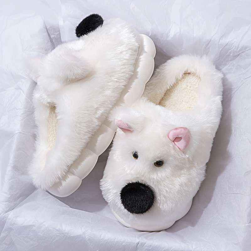Cotton Slippers Color White Sizeuk 7.5-8