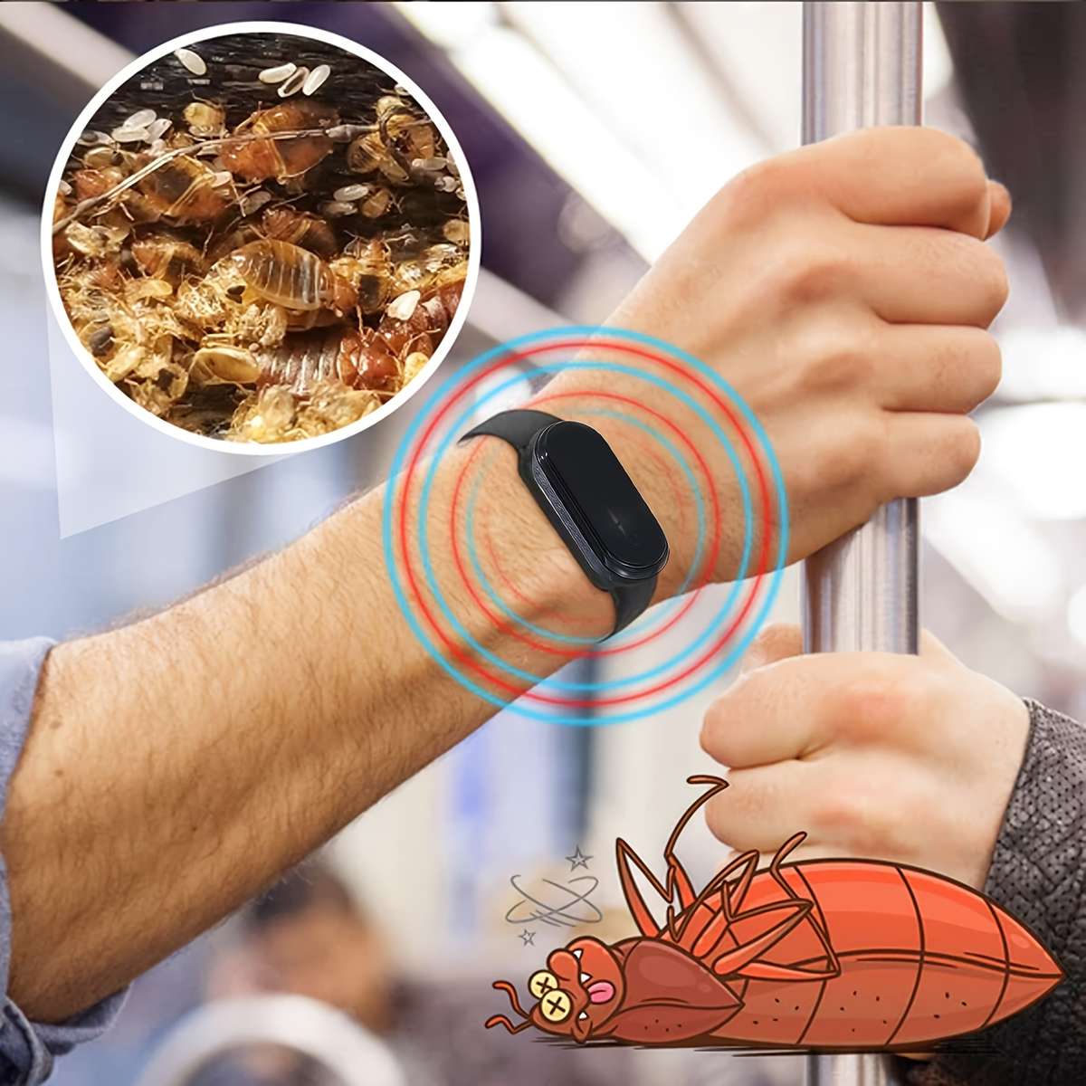 Mosquito Repellent Bracelet Color Black