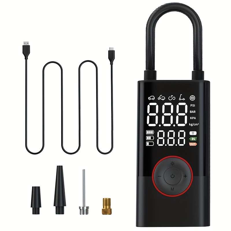 Multifunctional Smart Wireless Digital Display Portable Car Tire Pump