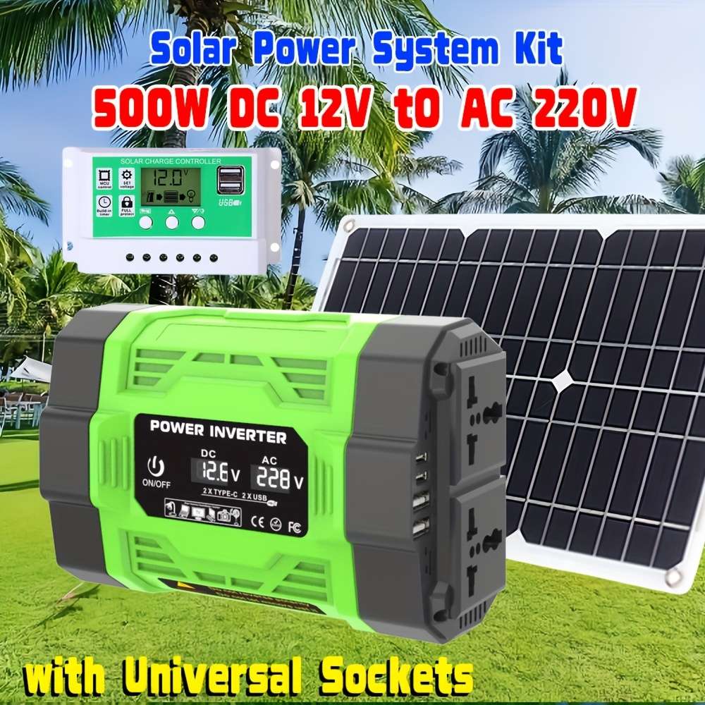 Solar Panel Model 300W Inverter