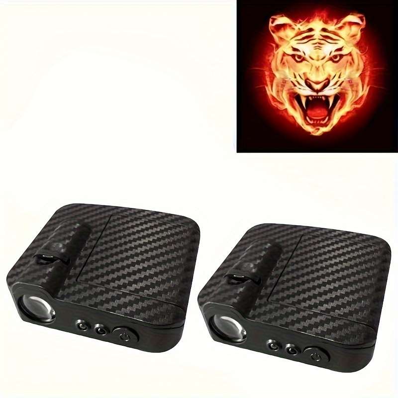 2pcs LED Car Door Projector Lights Energy-Efficient No-Drill Installation Welcome