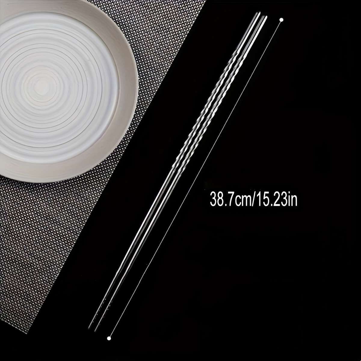 Chopsticks Color Silvery*2Colorful*2