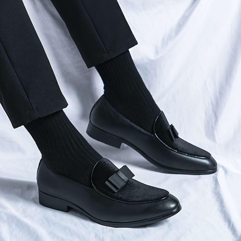 Mens Leather Shoes Color Black Sizeuk 11