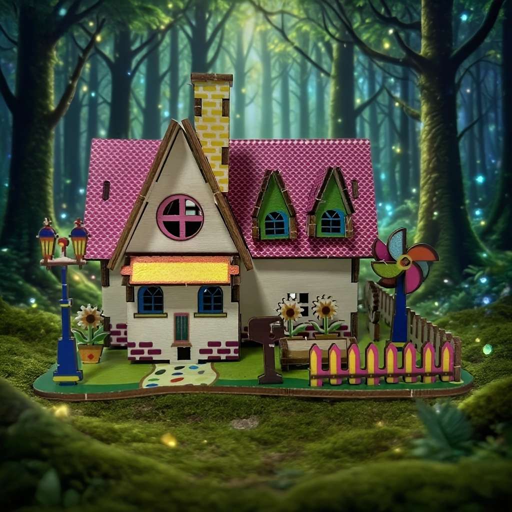 Building Toy Architectural Model Toy Set Quantity Sunflower Manor