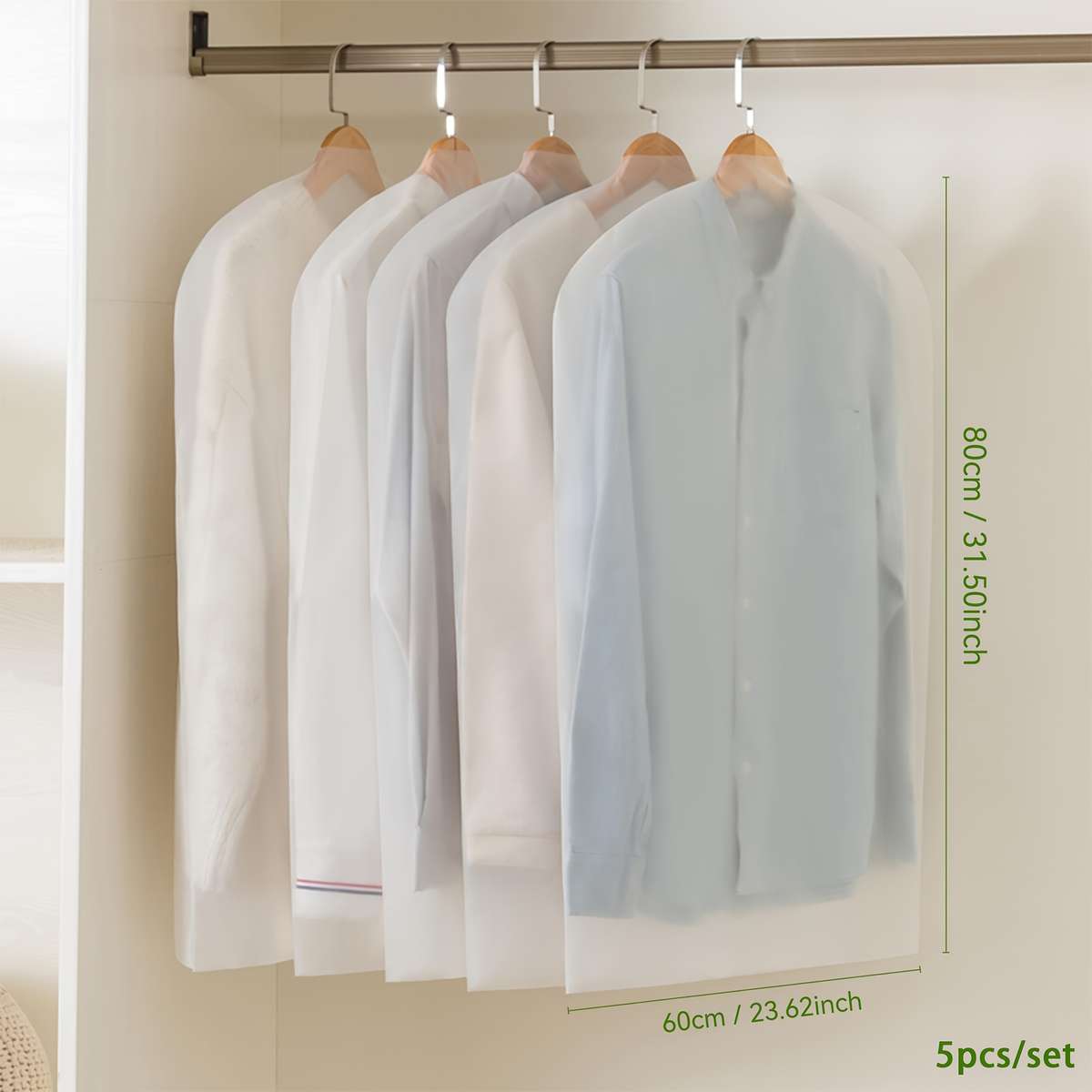 Clothing Dust Bags Model 60*80 Quantity5Pcsset