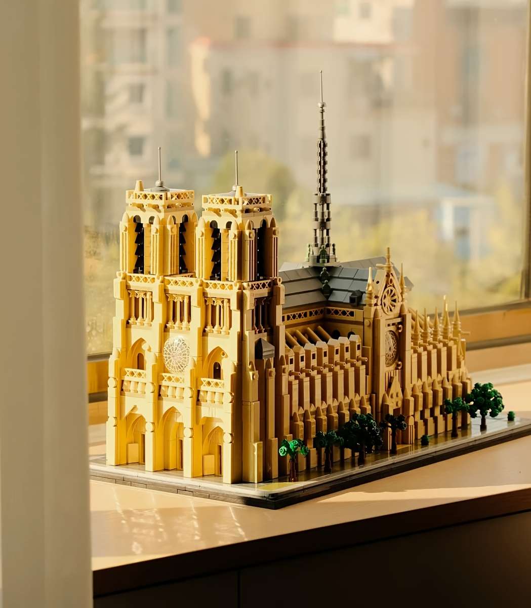 Building Toy Architectural Model Toy Set Style Paris Architecture