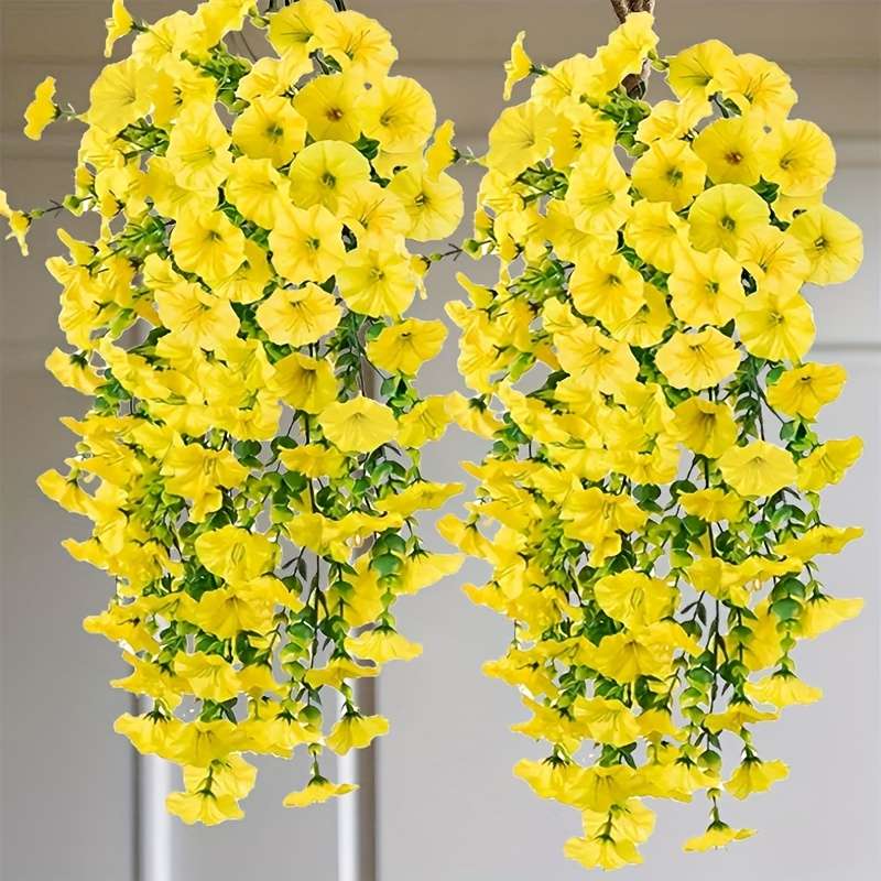 Simulated Flower Color Yellow Quantity2 Pack