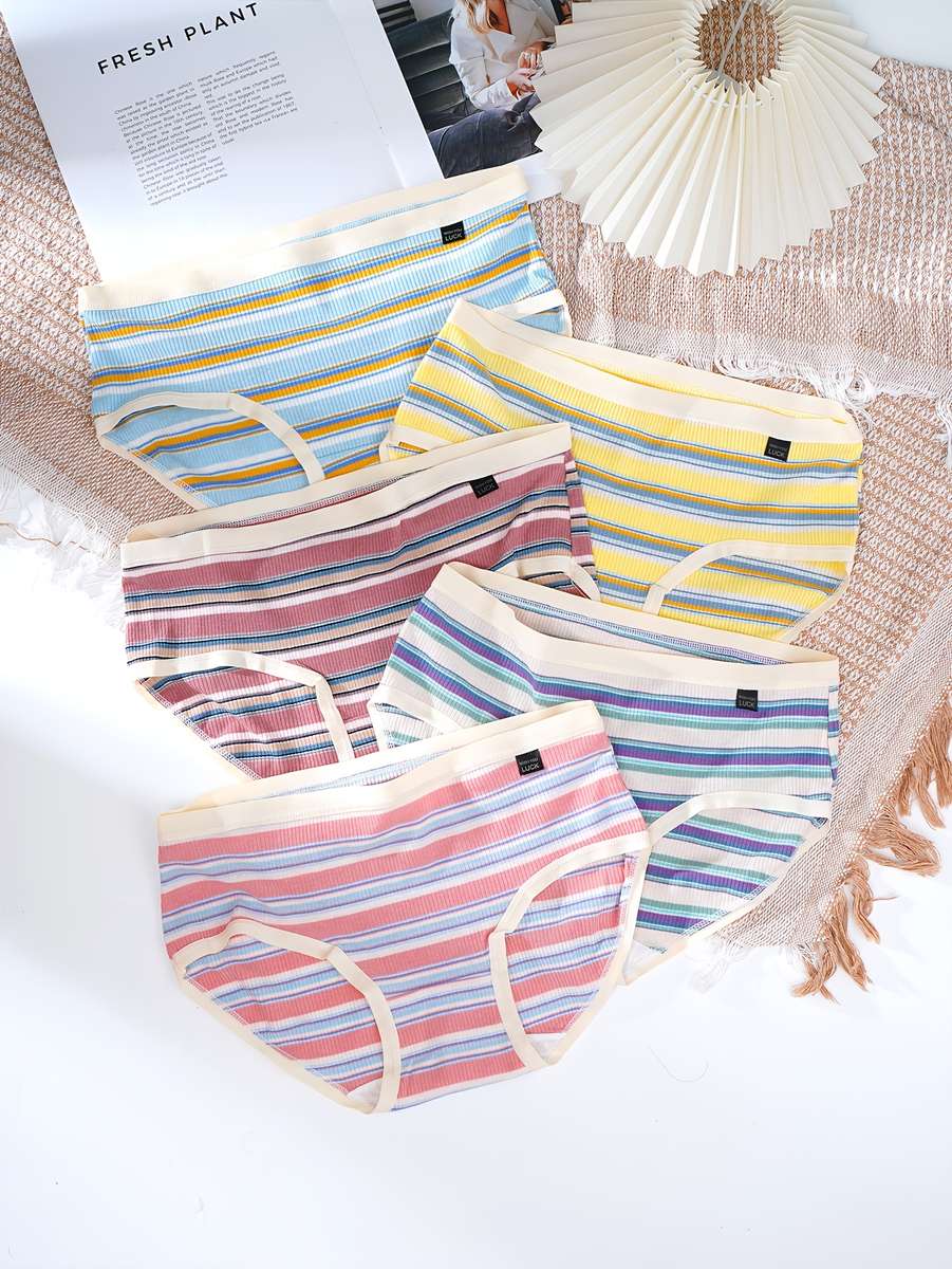 Womens Underwear Color Mix 5 Colors Sizeasian L