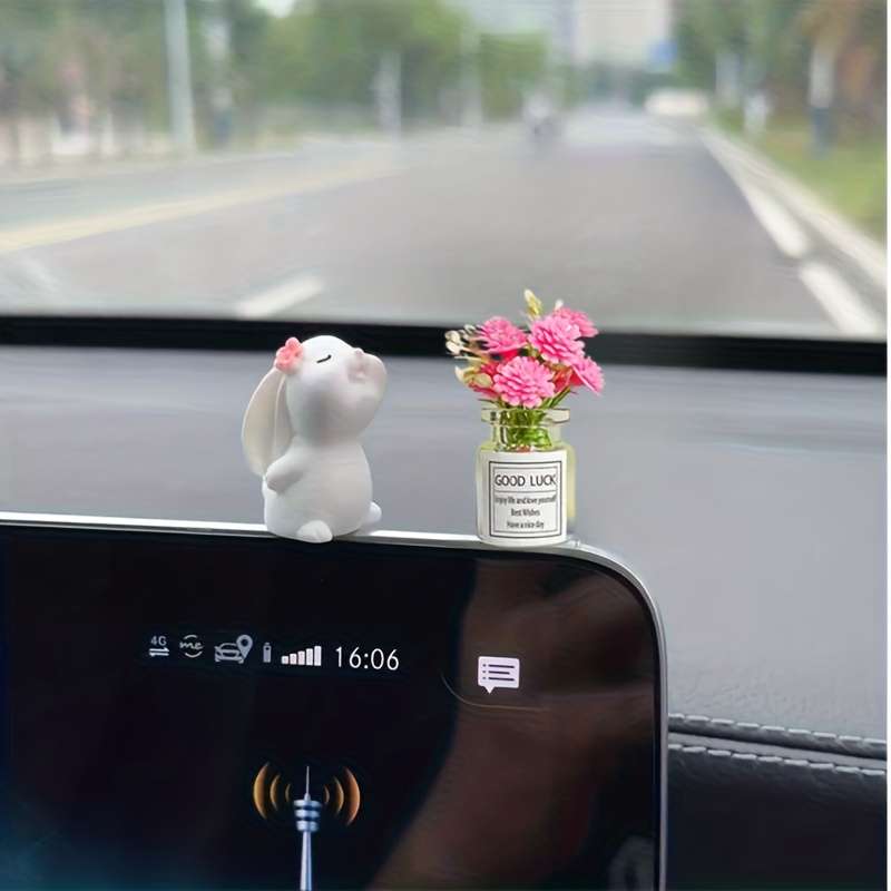 Car Interior Decor  2Pcs Powder