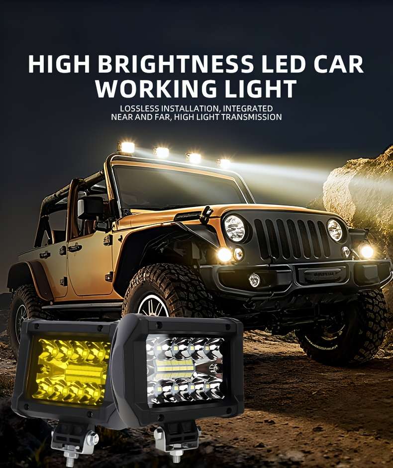 Car Lights Items 2Pcs White Light