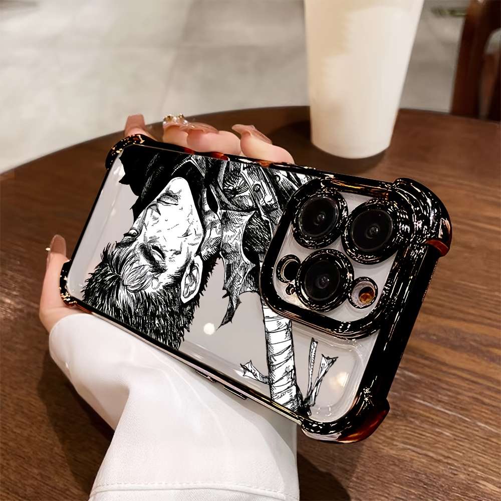 1Pc Mixed Color  For iPhone X XS Dark Knight Pattern Phone Case