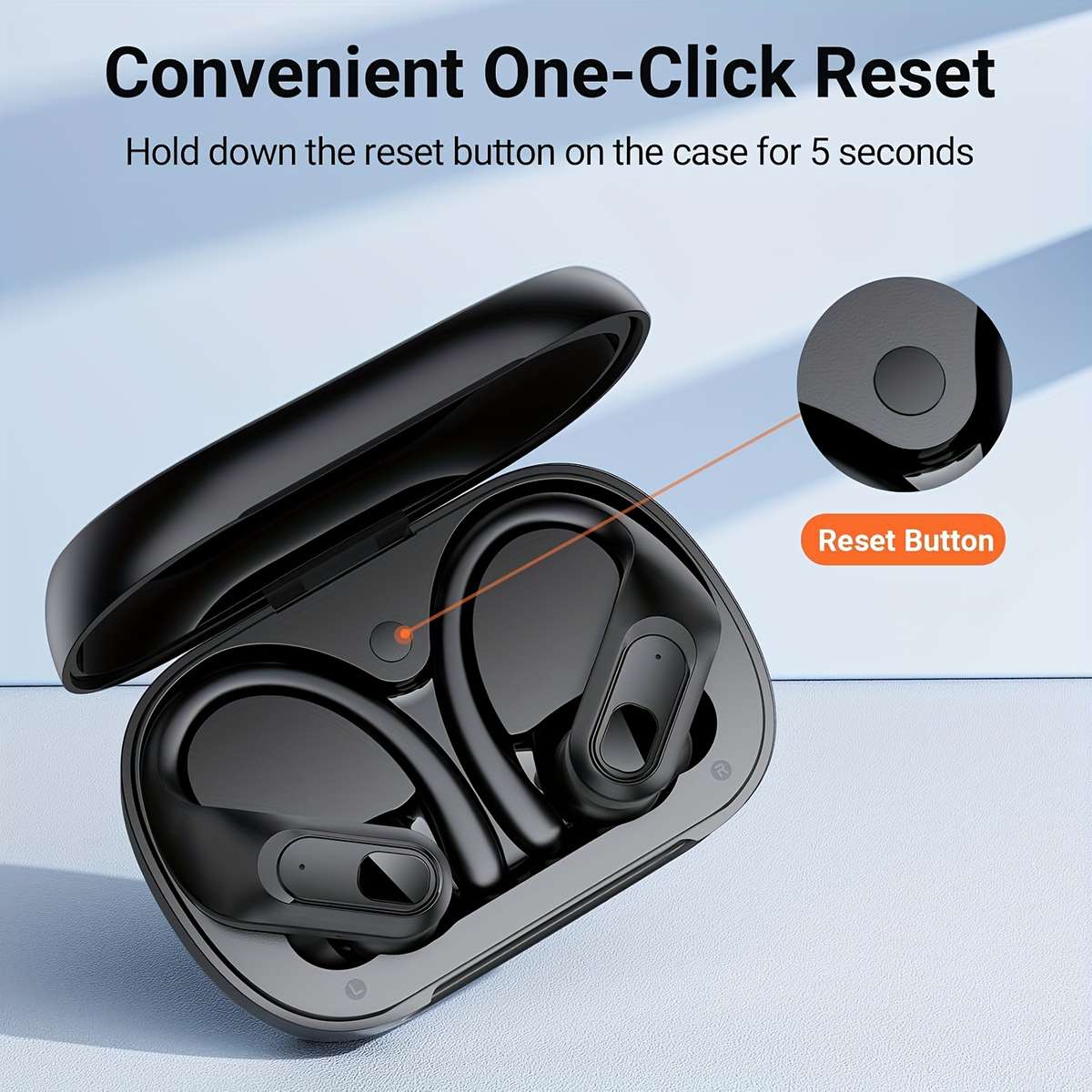 Rechargeable Wireless Earbuds Headphones Headset