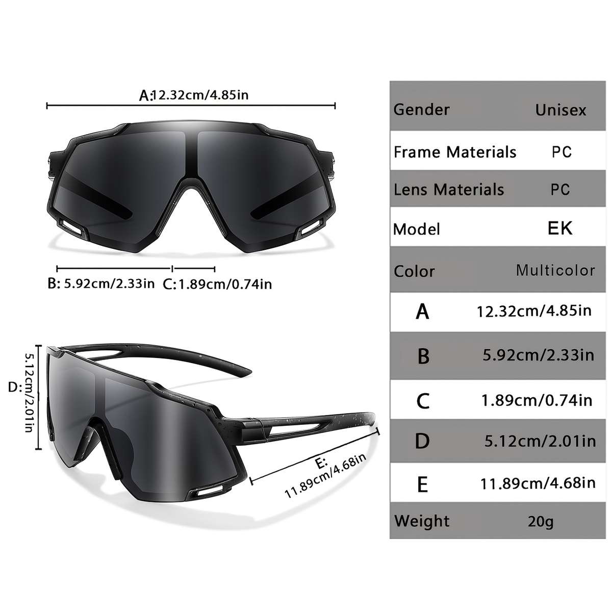 Cycling Glasses Color Ek5