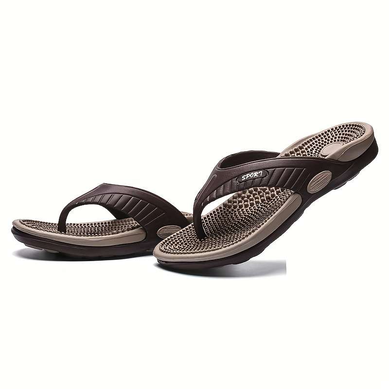 Men Slippers Summer Style Red Size Uk 7