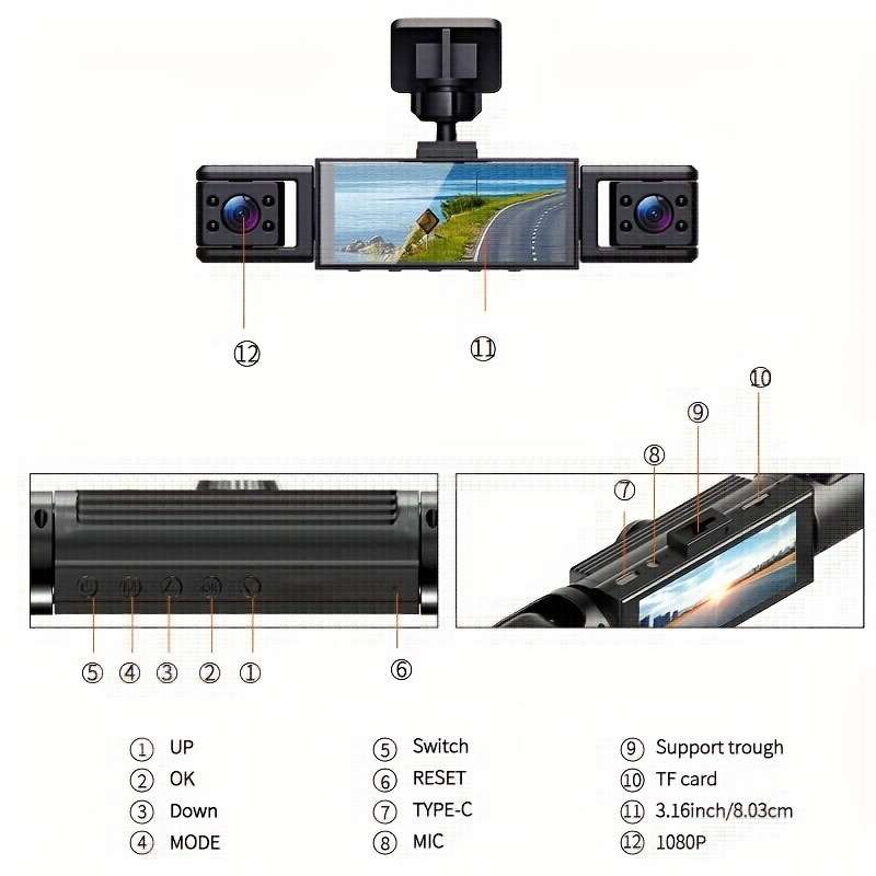Dashcam Capacity 32G Card