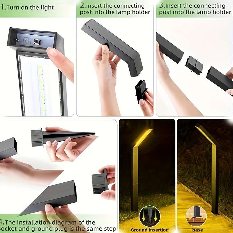 Solar Emergency Lights Quantity 2Pcs