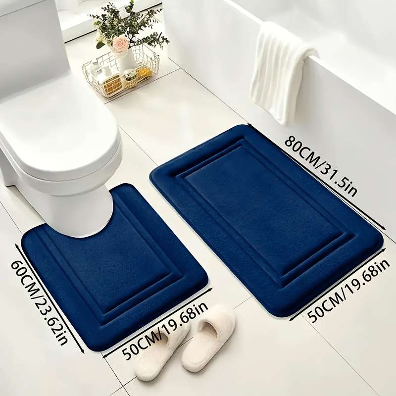 Floor Mats Color Black Size 40X60Cm Add 40X50Cm U Shape