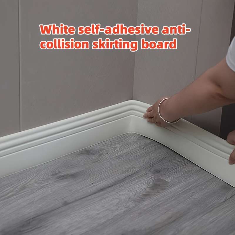Skirting Board 3.94In*118.11In10Cm*3M Items Gray