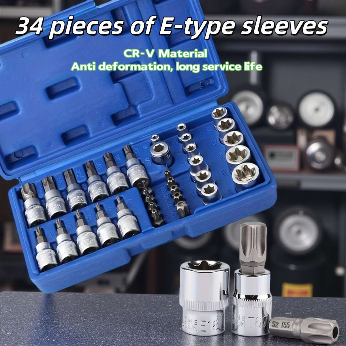 Repair Tools Color Blue Quantity34Pcsset