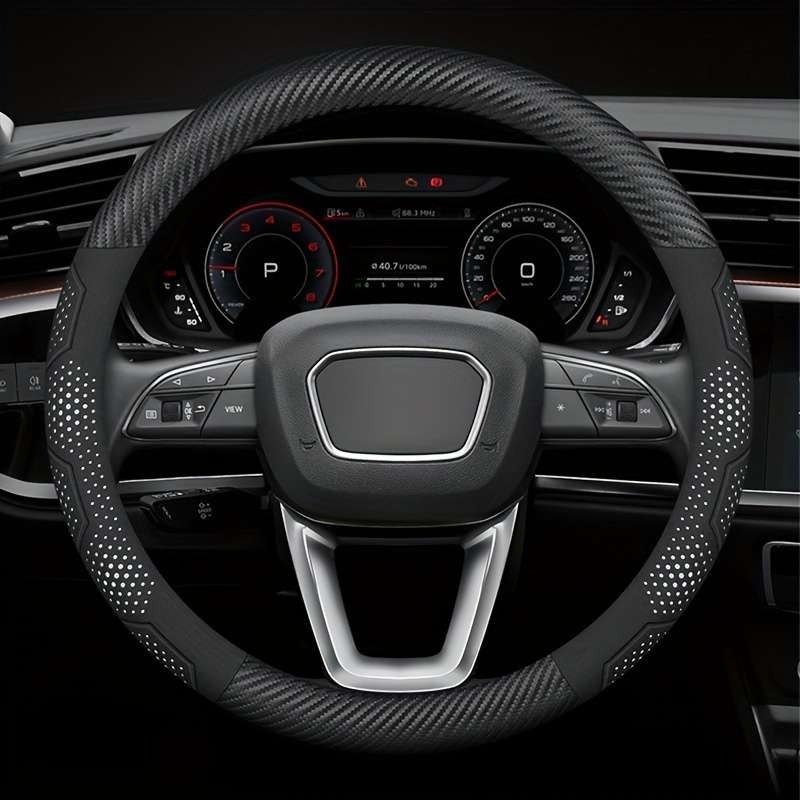 Car Steering Wheel Cover White