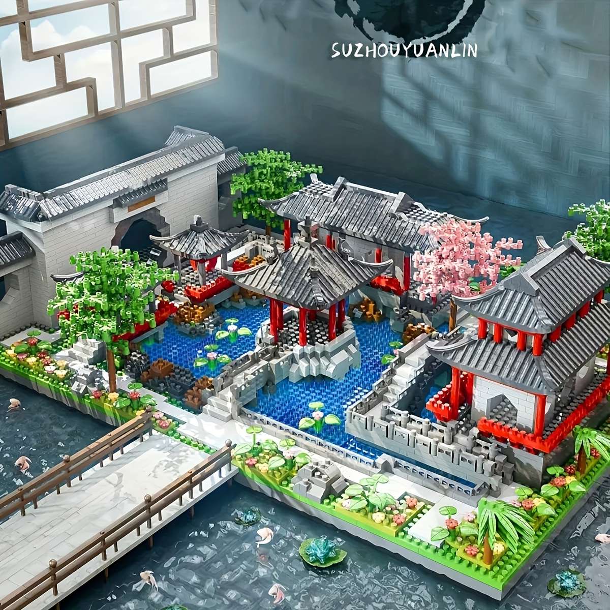 Building Toy Architectural Model Toy Set Quantity 1428Pcs