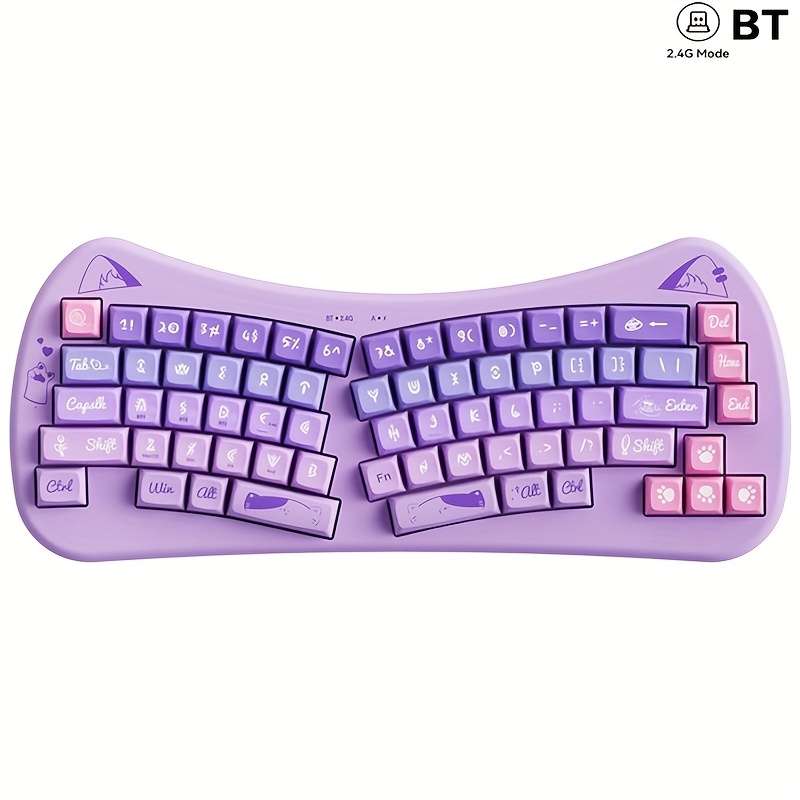Keyboard Color Purple