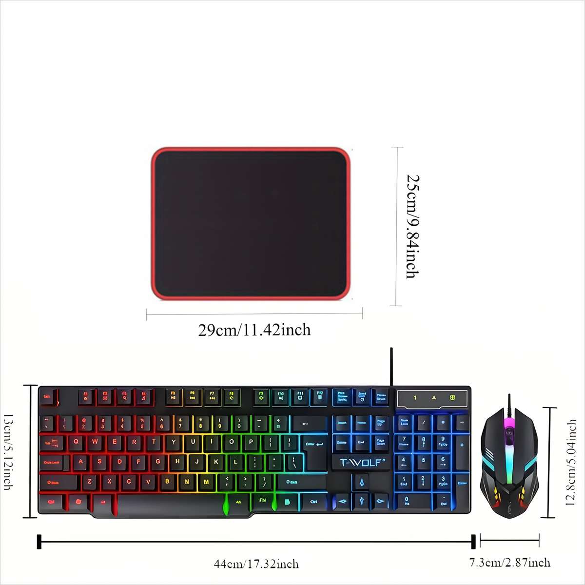 Keyboard Color Three piece Set