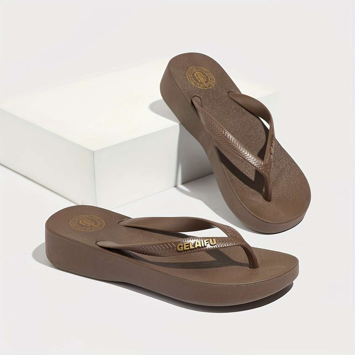 Ladies Summer Flip Flops Black Uk 4