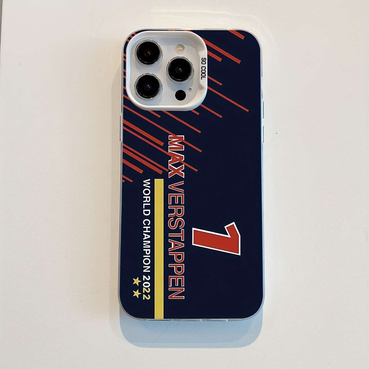 1Pc Mixed Color For iPhone 12 Pro F1 Car Number 1 Design Phone Case