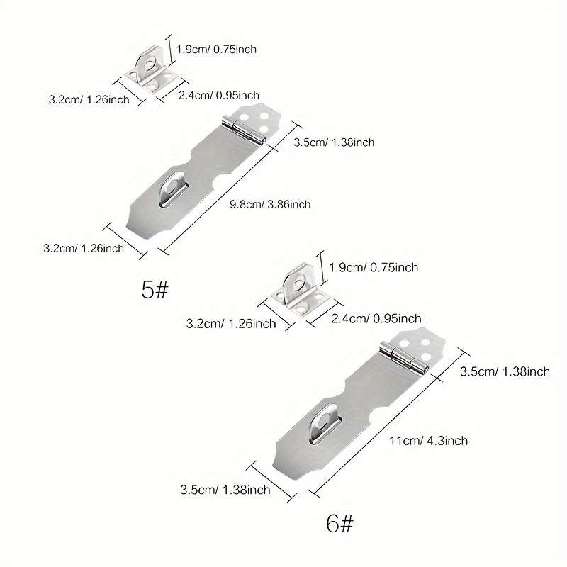 Lock Size 5.8Cm 2.3 Inch   Quantity 3Pcs
