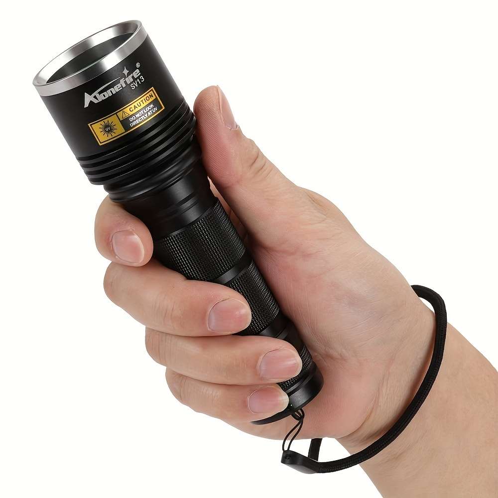 Flashlight Color Black Items365Nm 25W
