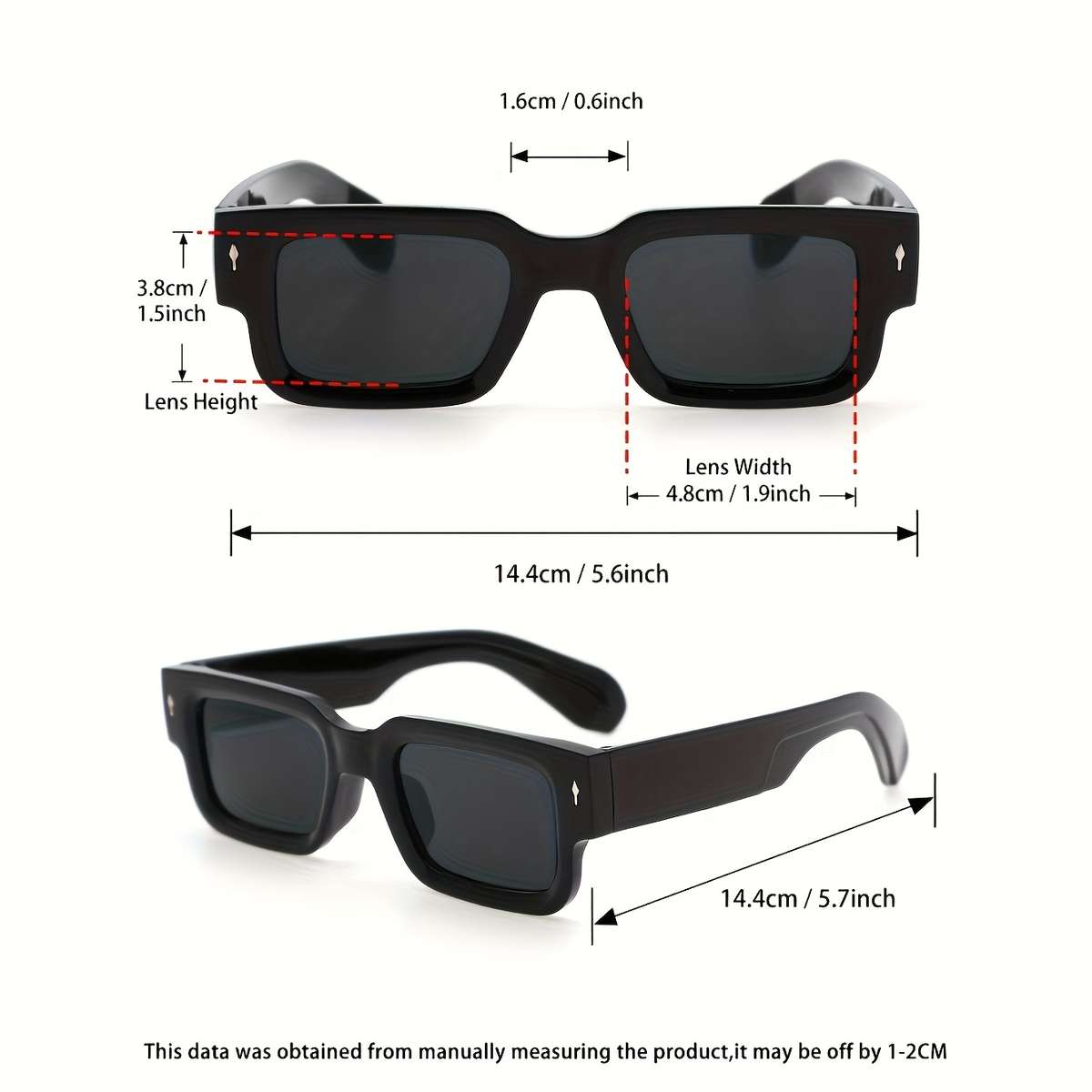 Mens Glasses Color Black