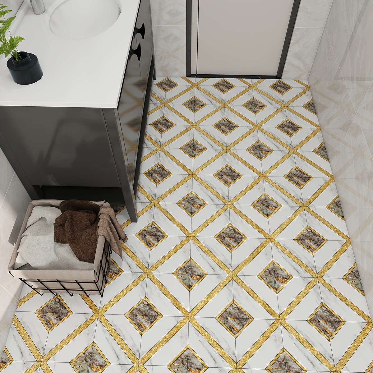Floor Stickers Model Jly 8102 Size 40.01Cmx3.0Meter