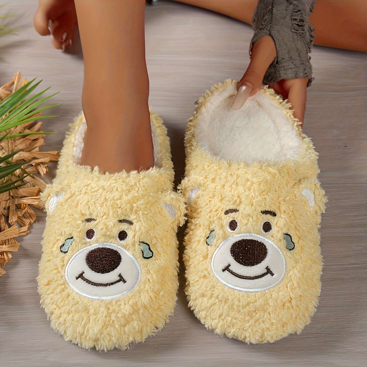Cotton Slippers Color Sky Blue Sizeuk 5.5-6