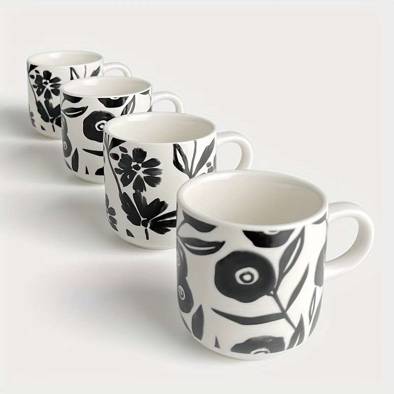 Water Cup Style Black Print