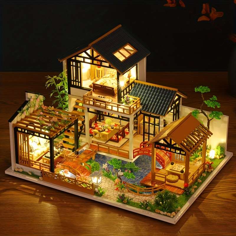 3D House Puzzle Model Model P018